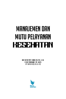 Sampul buku MANAJEMEN DAN MUTU PELAYA...